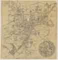 Pawson and Brailsford's small map of the City of Sheffield shewing City boundary, Ward boundaries, Tramway routes, [1909]